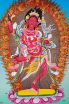 Dorjephamo Thangka Painting - Lucky Thanka