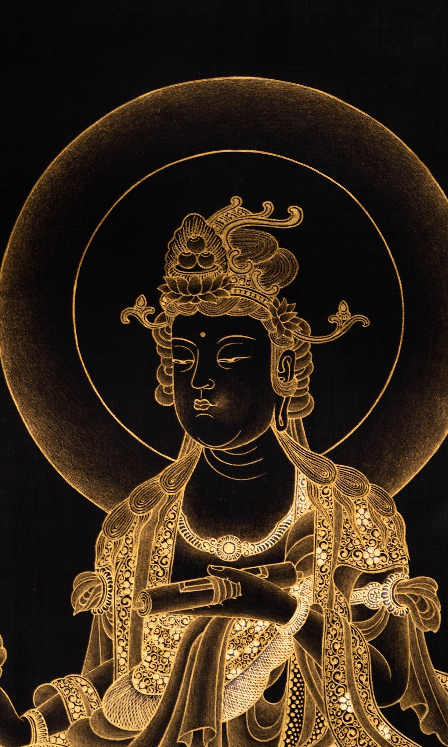 Japanese Buddha Thangka Painting - Lucky Thanka