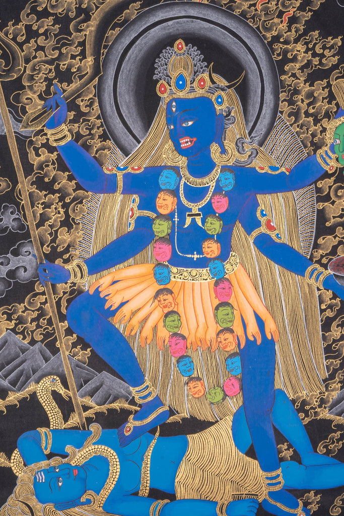 Thangka Painting of Kali - Lucky Thanka