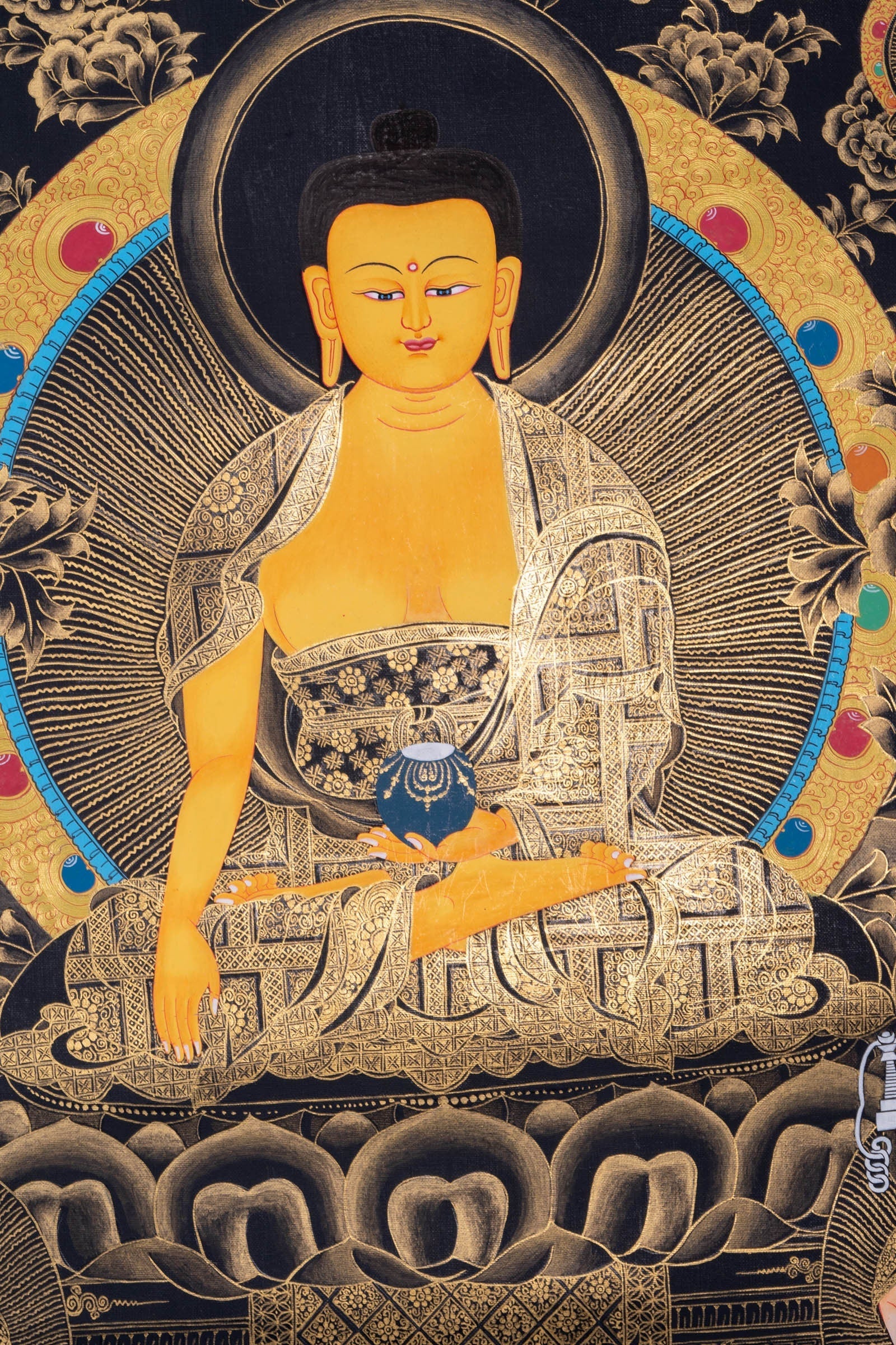 Thangka Painting - Shakyamuni Buddha - Lucky Thanka