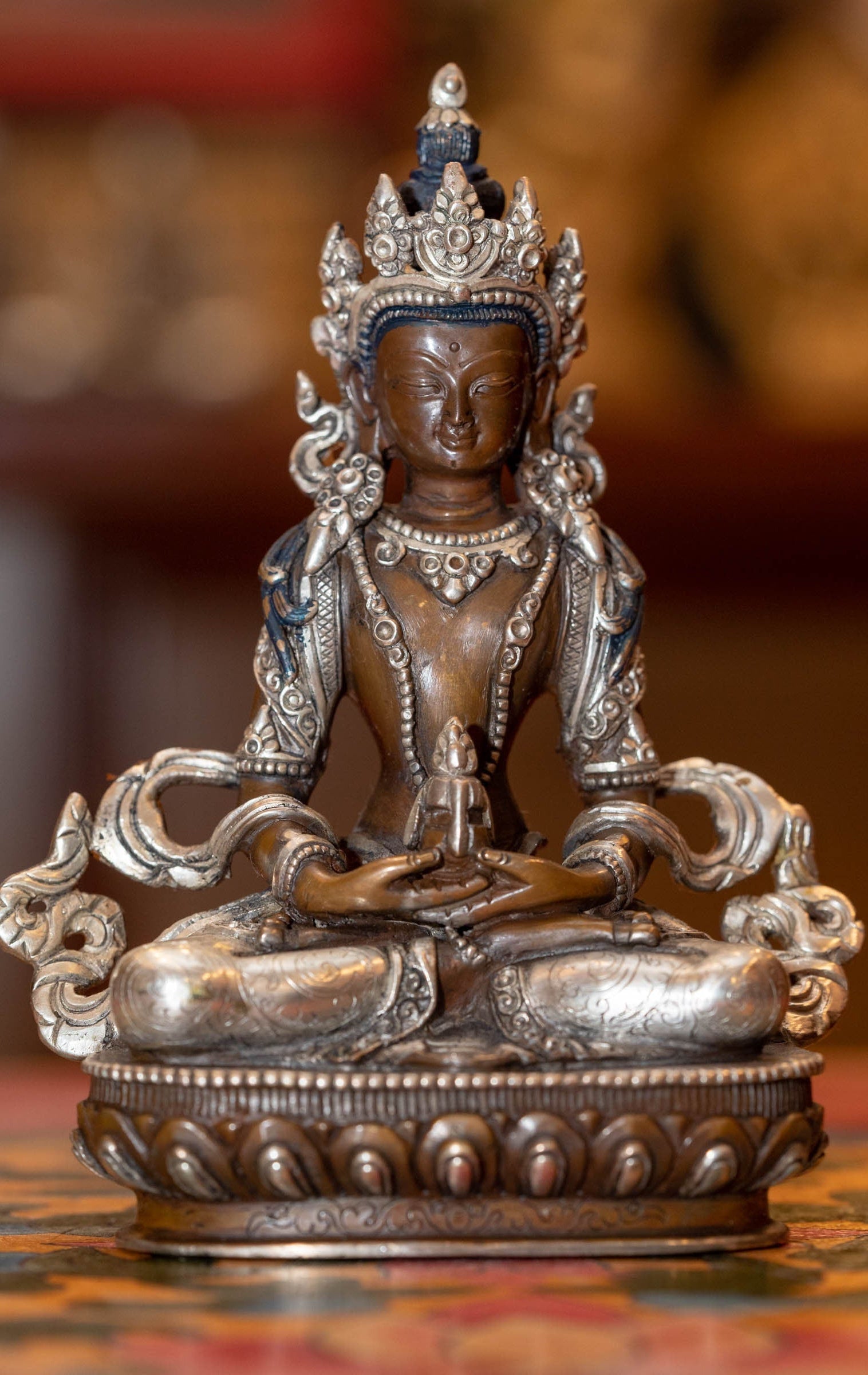 Amitayus Buddha statue - Lucky Thanka