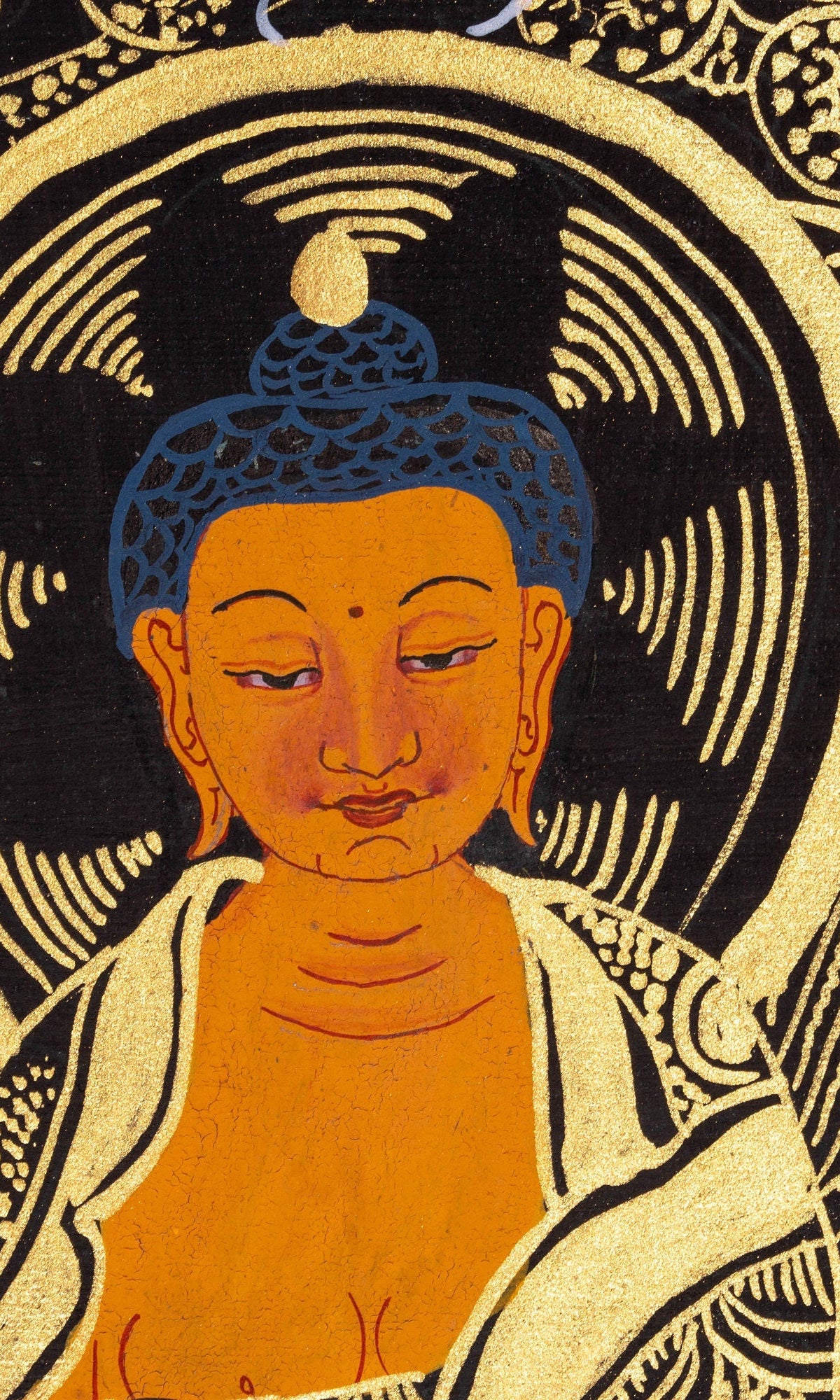 Buddha Enlightenment  Thangka - Lucky Thanka
