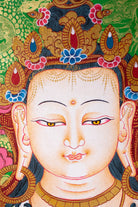 Chengresi Bodhisattva Thangka Painting - Lucky Thanka