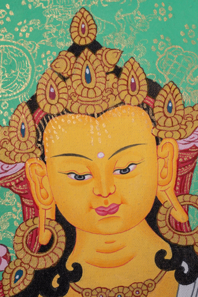 High quality Maitreya Buddha - Lucky Thanka