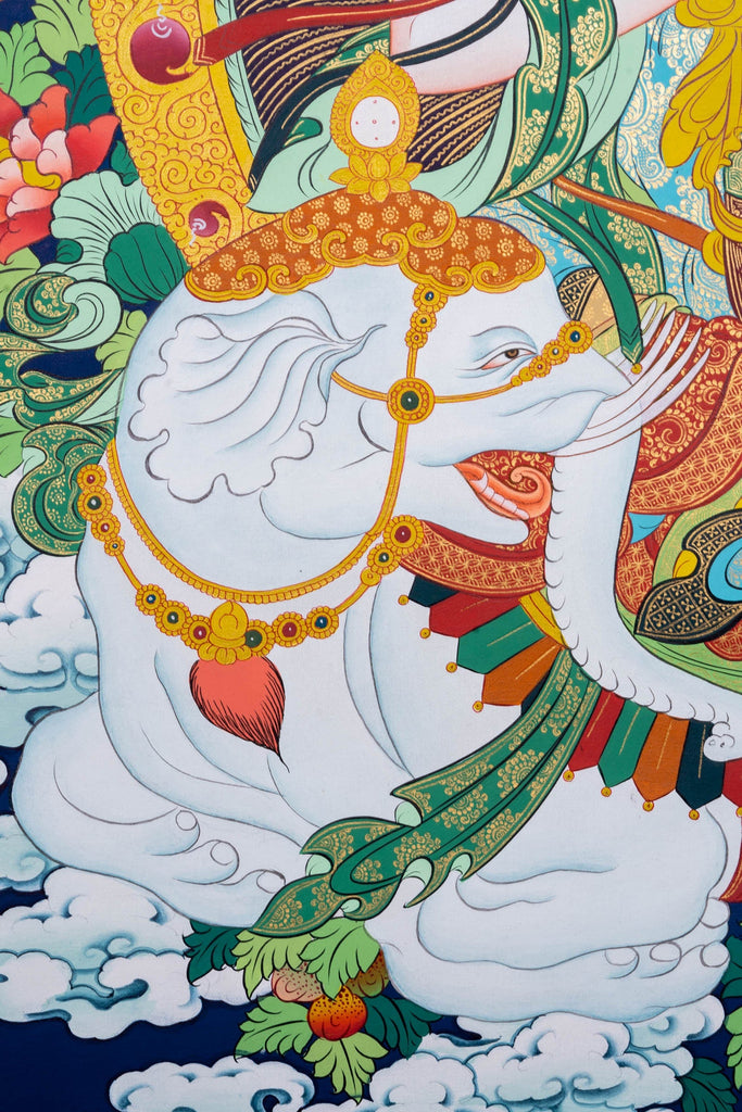 Chinese Buddha Thangka Painting - Lucky Thanka
