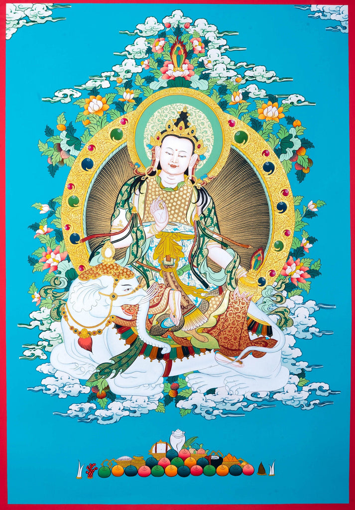 Chinese Buddha Thangka Painting - Lucky Thanka