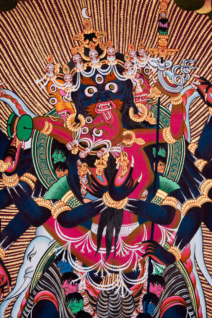 Chakrasamvara Thangka Painting - Lucky Thanka