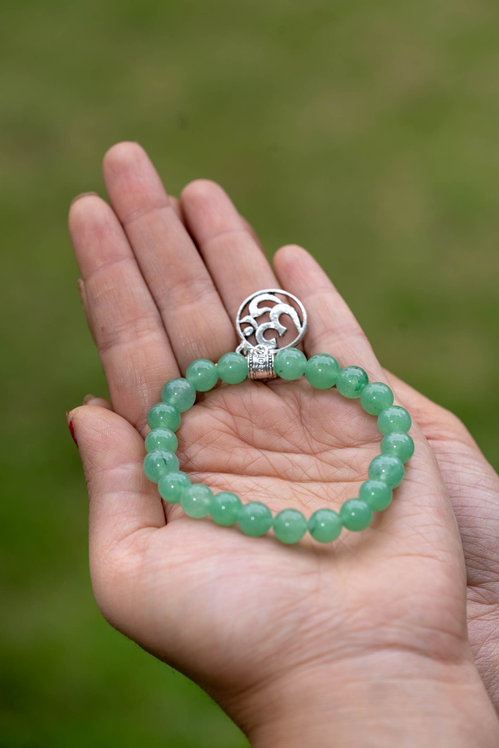 Green Jade Crystal Bracelet - Lucky Thanka