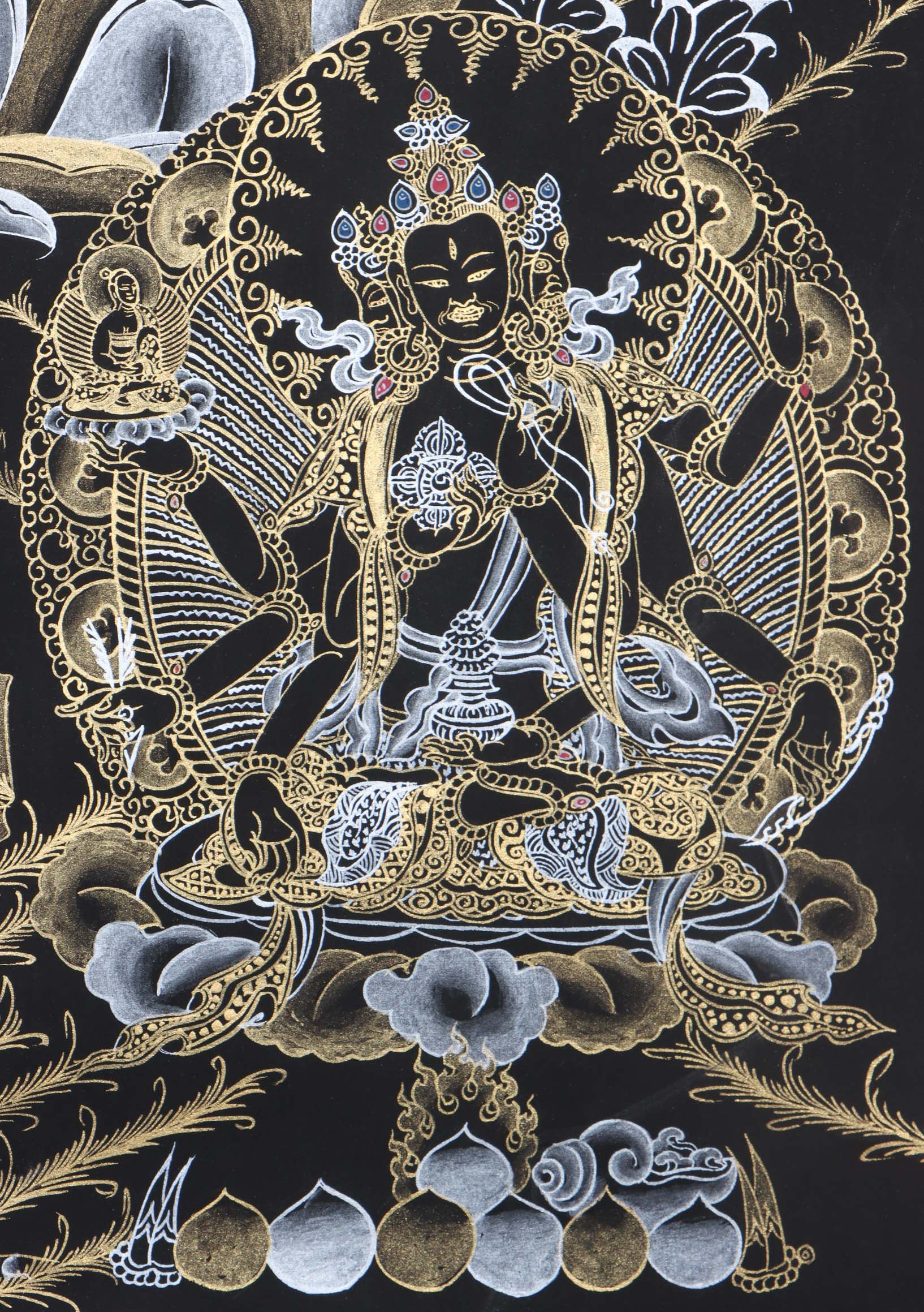 Seven Eyes Bodhisattva - Lucky Thanka